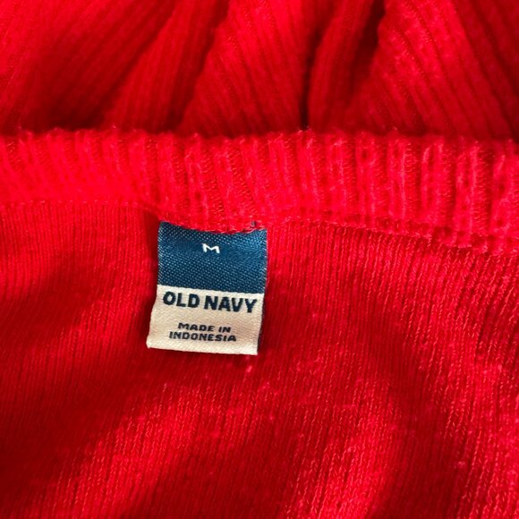 Old Navy Robbie Red Henley w/Snaps Tunic Medium - Picture 11 of 11